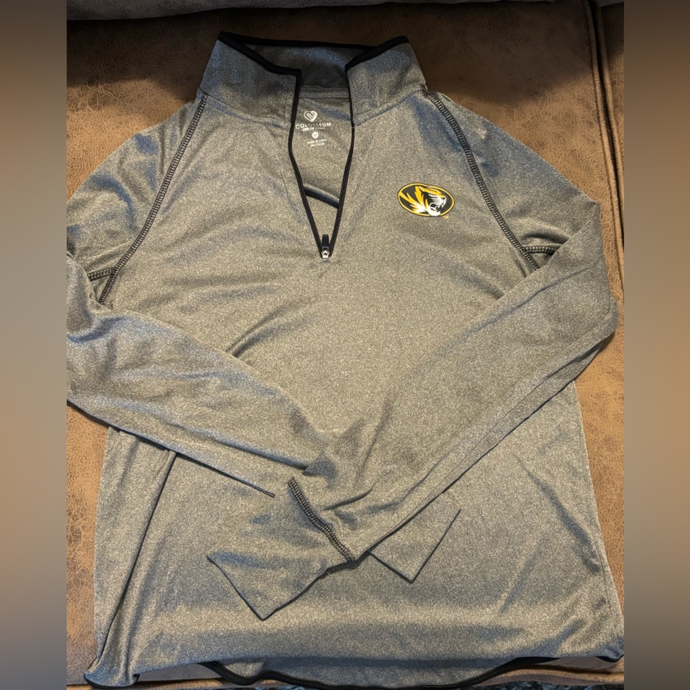 Women's, half zip Mizzou. Size medium